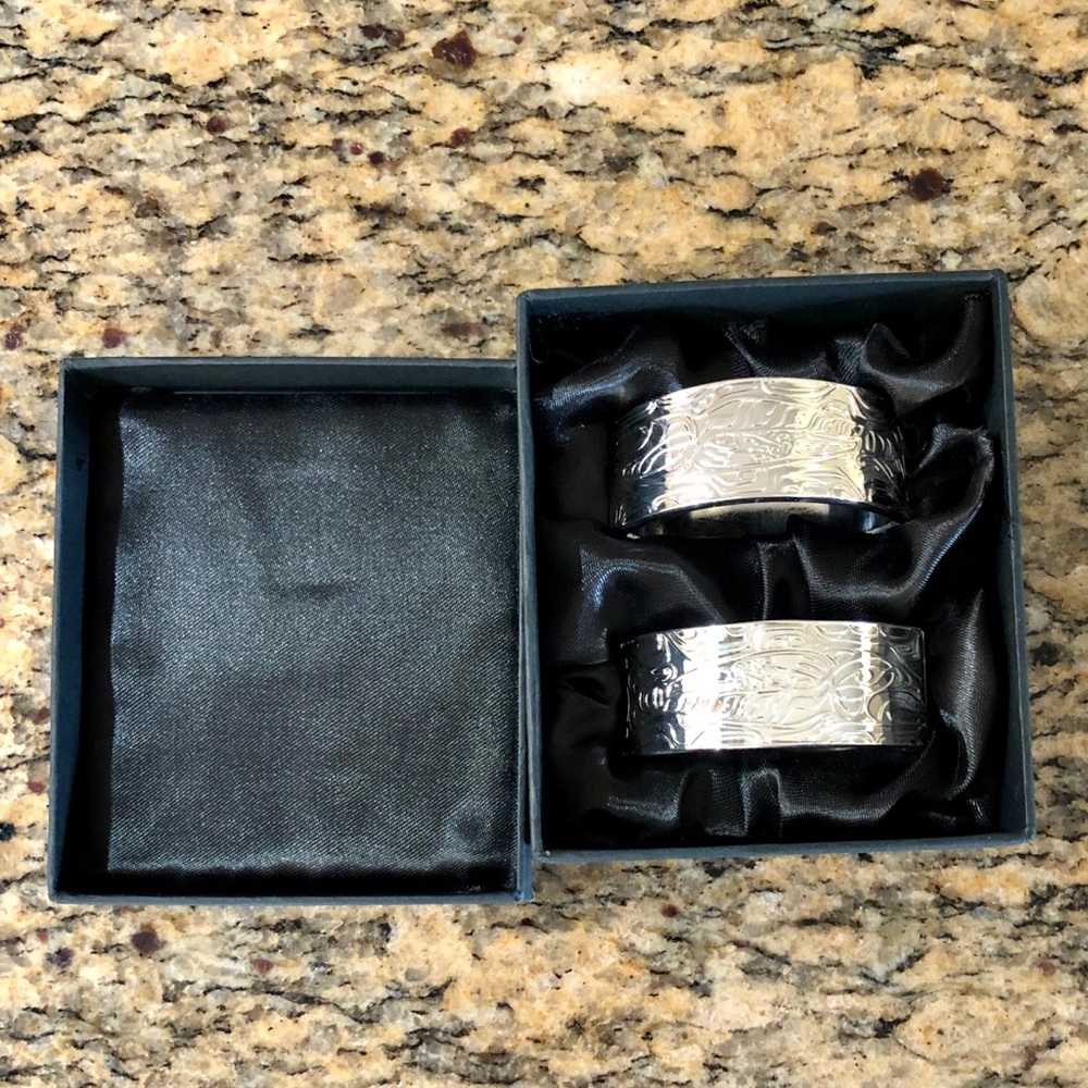 Silver Plated Napkin Rings